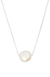 Nordstrom Demi Fine Baroque Pearl Pendant Necklace
