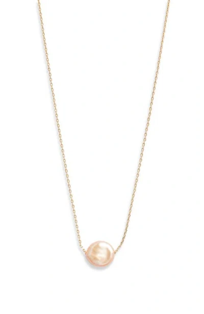 Nordstrom Demi Fine Baroque Pearl Pendant Necklace In Gold