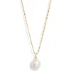 Nordstrom Demi Fine Freshwater Pearl Pendant Necklace