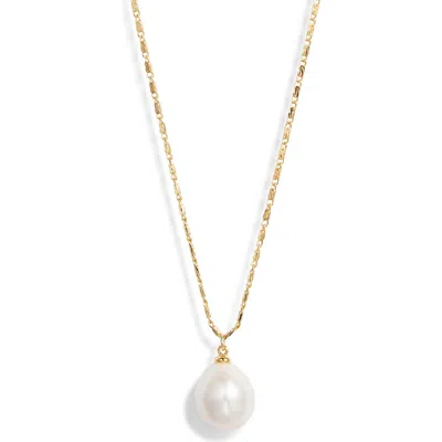 Nordstrom Demi Fine Freshwater Pearl Pendant Necklace