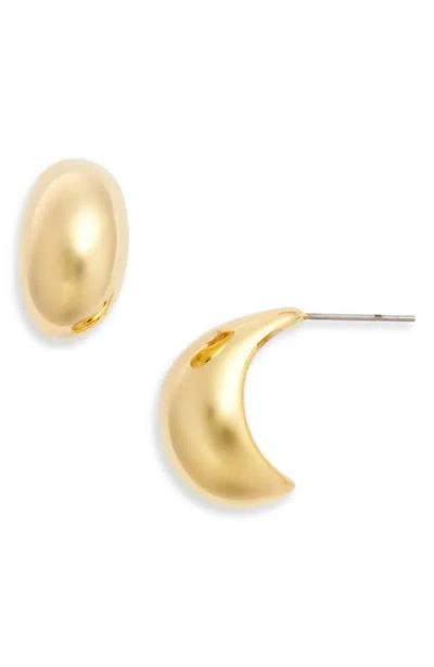 Nordstrom Demi Fine Large Teardrop Hoop Earrings In 14k Gold Plated