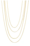 Nordstrom Demi Fine Layered Chain Necklace In Gold