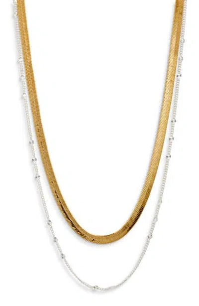 Nordstrom Demi Fine Layered Snake Necklace