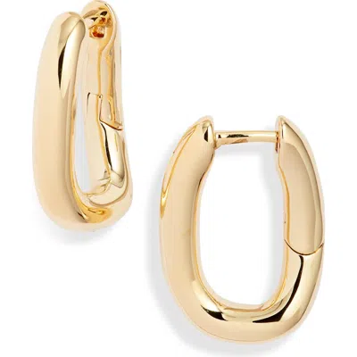 Nordstrom Demi Fine Oval Link Hoop Earrings In Gold