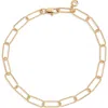 Nordstrom Demi Fine Paper Clip Bracelet In 14k Gold Plated