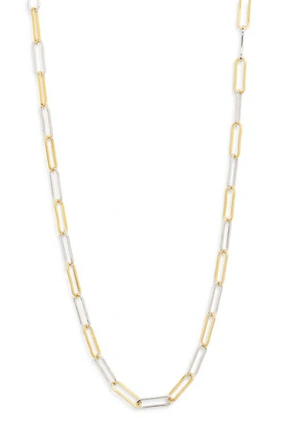 Nordstrom Demi Fine Paper Clip Necklace In Gold