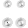 Nordstrom Demi Fine Set Of 2 Ball Stud Earrings In Sterling Silver Plated