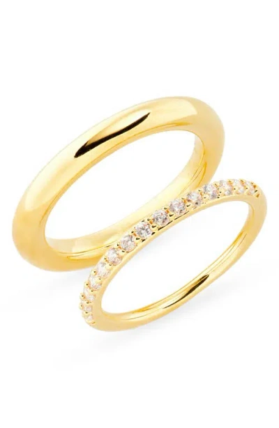 Nordstrom Demi Fine Set Of 2 Rings In Gold