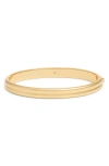 Nordstrom Demi Fine Smooth Hinge Bangle In Red