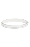 Nordstrom Demi Fine Smooth Hinge Bangle In Metallic
