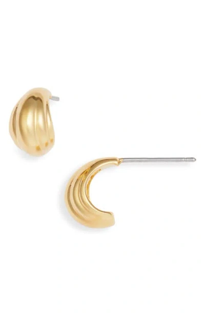 Nordstrom Demi Fine Teardrop J-hoop Earrings In 14k Gold Plated