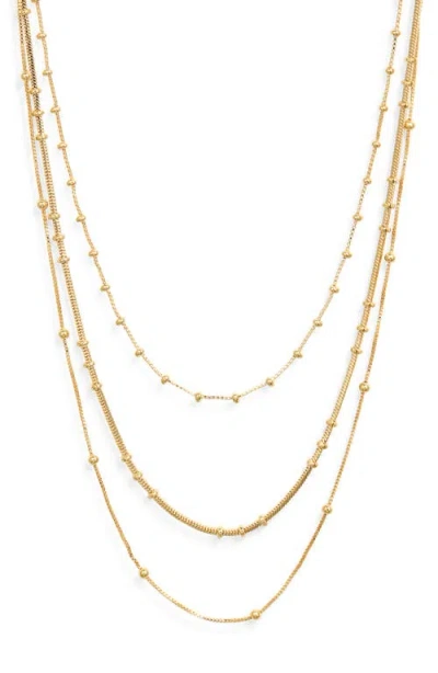 Nordstrom Demi Fine Tiered Station Chain Necklace