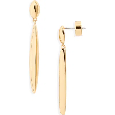 Nordstrom Demifine Elongated Drop Earrings In Gold