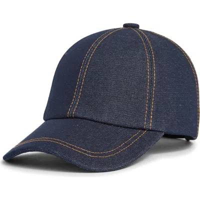 Nordstrom Denim Baseball Hat In Blue