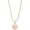 Nordstrom Domed Resin & Crystal Pendant Necklace