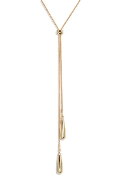Nordstrom Double Droplet Lariat Necklace