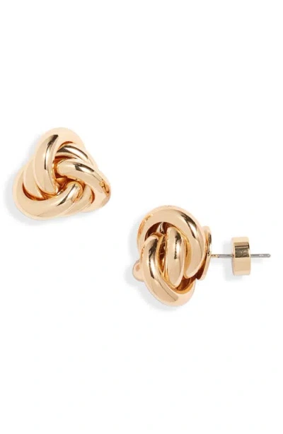 Nordstrom Double Knot Stud Earrings In Gold