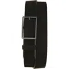 Nordstrom Easton Suede Belt In Black