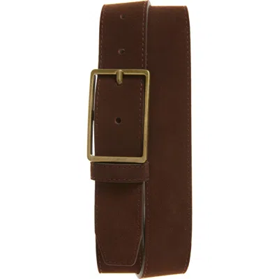 Nordstrom Easton Suede Belt In Brown