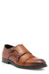 Nordstrom Edison Double Monk Strap Shoe In Brown