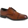 Nordstrom Elliott Cap Toe Lace-up Derby In Tan Chestnut