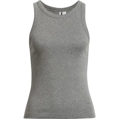 Nordstrom Everyday Cotton Rib Tank In Gray