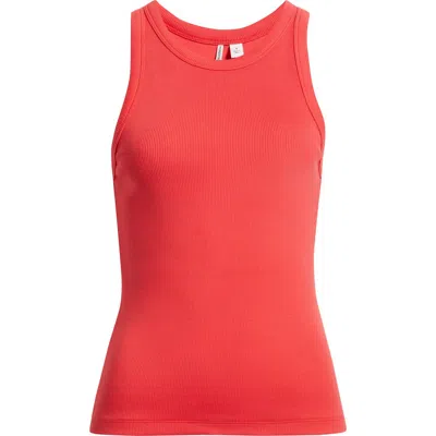 Nordstrom Everyday Cotton Rib Tank In Red