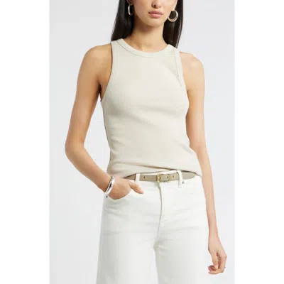Nordstrom Everyday Cotton Rib Tank In White