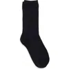 Nordstrom Everyday Rib Crew Socks In Black