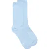 Nordstrom Everyday Rib Crew Socks In Blue