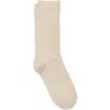 Nordstrom Everyday Rib Crew Socks In Neutral