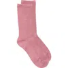 Nordstrom Everyday Rib Crew Socks In Pink