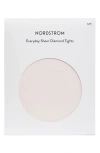 Nordstrom Everyday Sheer Diamond Tights In Pink Loft