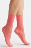 Nordstrom Everyday Sheer Dot Ankle Socks