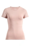 Nordstrom Everyday Smoothing T-shirt In Pink Fawn