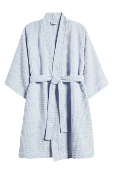 Nordstrom Everyday Waffle Robe In Blue Feather