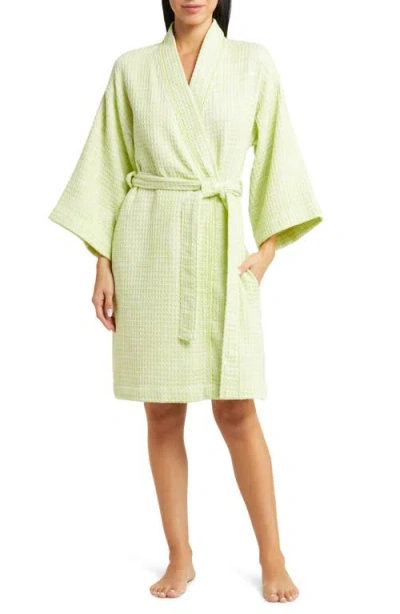 Nordstrom Everyday Waffle Robe In Green