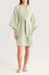 Nordstrom Everyday Waffle Robe In Green