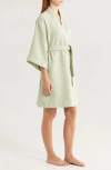 Nordstrom Everyday Waffle Robe In Green Sigh