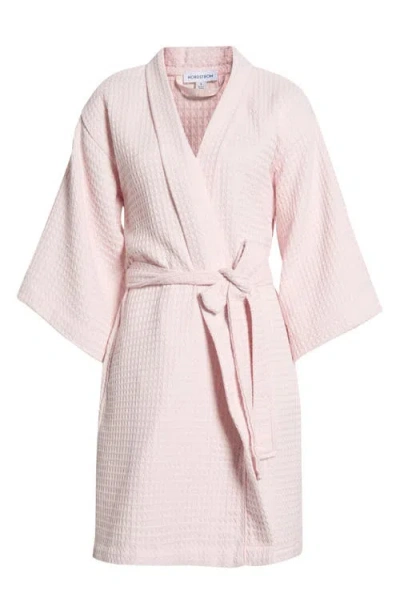Nordstrom Everyday Waffle Robe In Pink