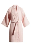 Nordstrom Everyday Waffle Robe In Pink Peachskin