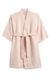 Nordstrom Everyday Waffle Robe In Pink Peony Bud