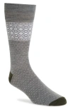 Nordstrom Fair Isle Wool Blend Socks In Gray