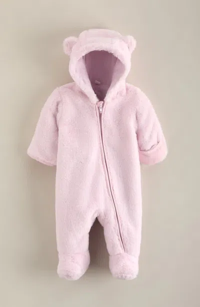 Nordstrom Babies'  Faux Fur Bunting In Pink