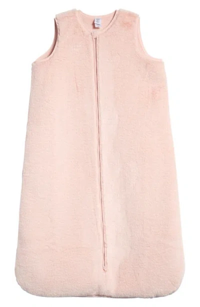 Nordstrom Faux Fur Wearable Blanket In Pink Lotus