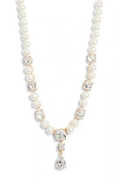 Nordstrom Faux Pearl Collar Necklace In Multi
