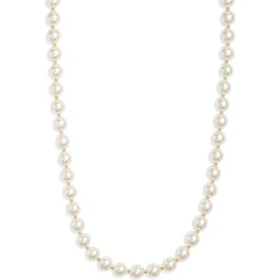 Nordstrom Faux Pearl Necklace In White