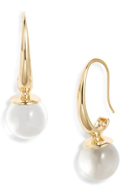 Nordstrom Faux Pearl Threader Earrings