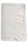 Nordstrom Rack Faux Shearling Throw Blanket In Grey Vapor