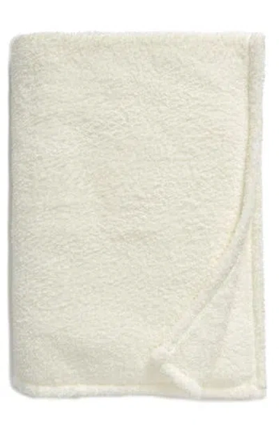 Nordstrom Rack Faux Shearling Throw Blanket In Ivory Marshmallow